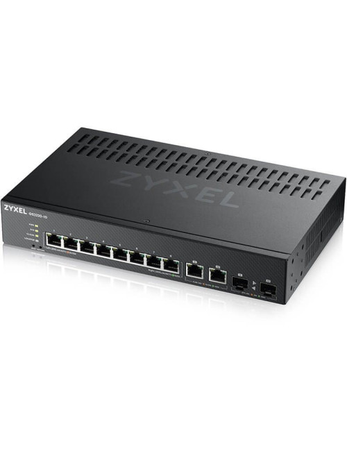 Switch 19" L2 8 ports Giga 2 ports Combo - ZYGS2220-10
