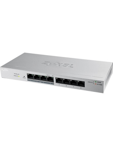 Switch smart 8 ports Giga dont 4 PoE budget 60W - ZYGS1200-8HPV2