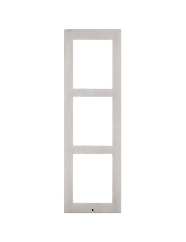 2N IP Verso cadre saillie 3 modules gris - NN9155023